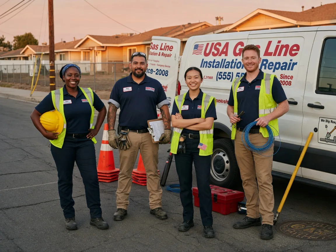 Gas Line Installation company in Mcintire, IA